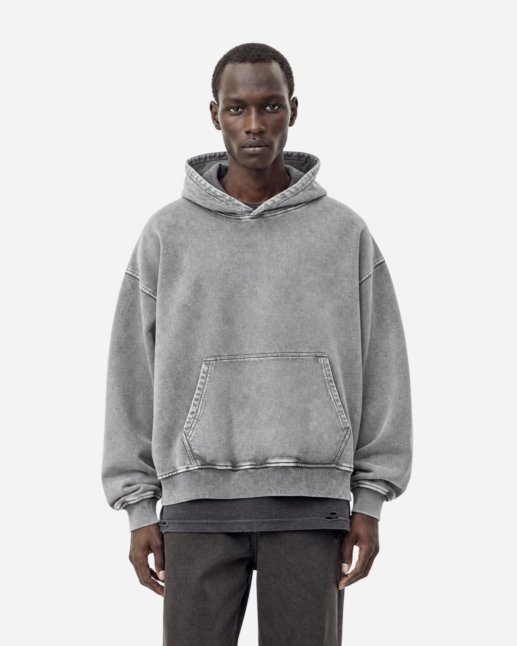 Washed Loose Hoodie