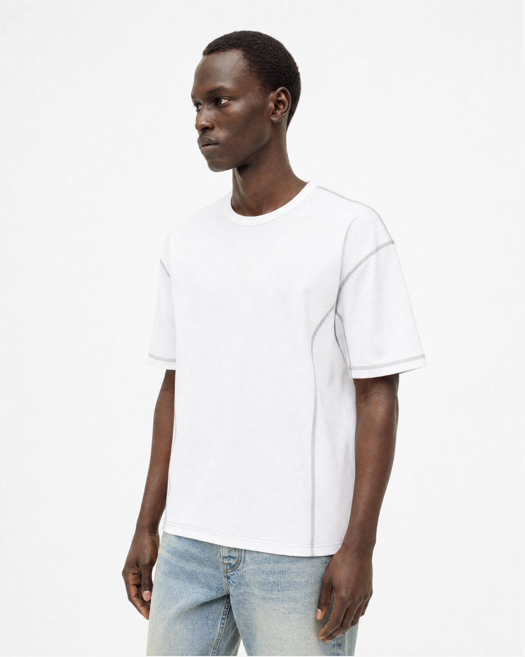 Contrast Stitch T-Shirt