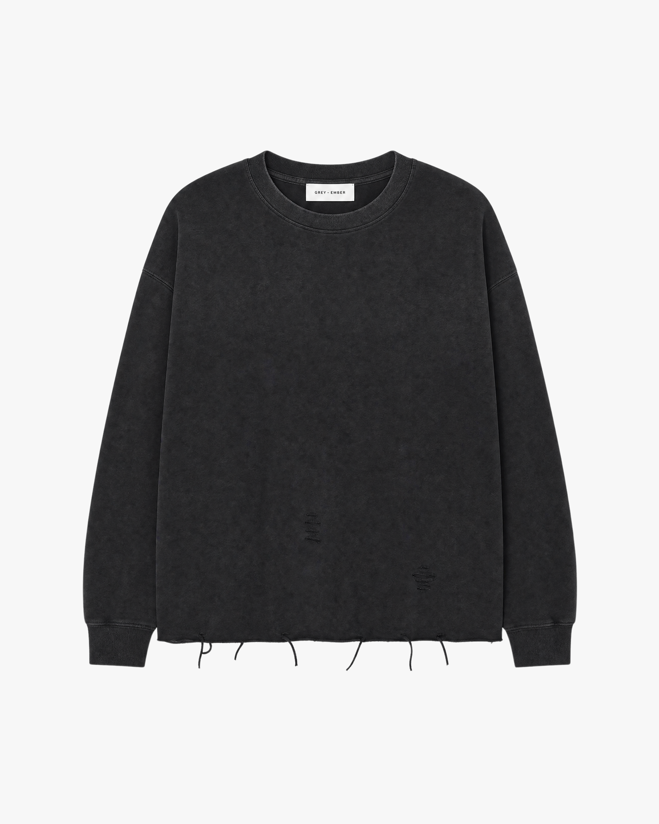 Raw Edge Sweatshirt