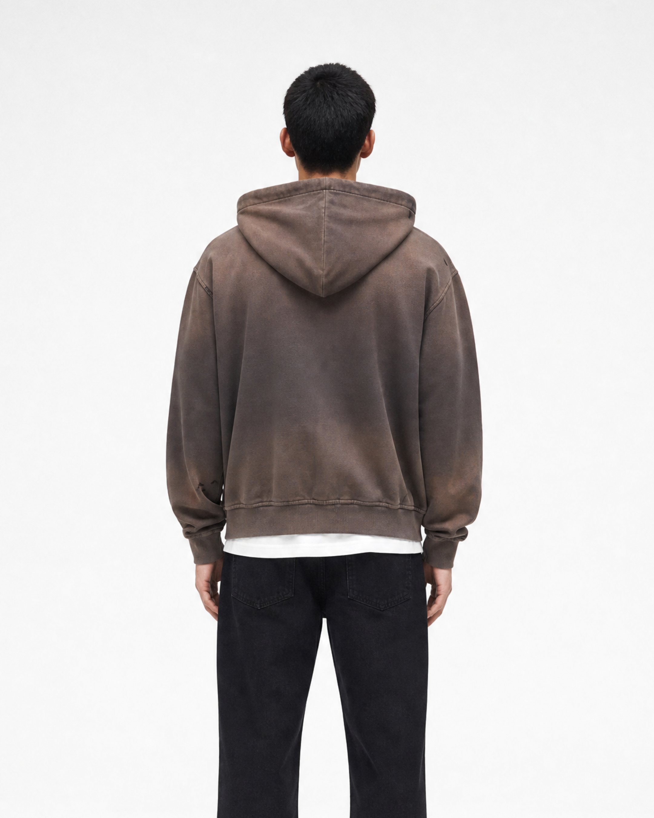 Hand Frayed Hoodie