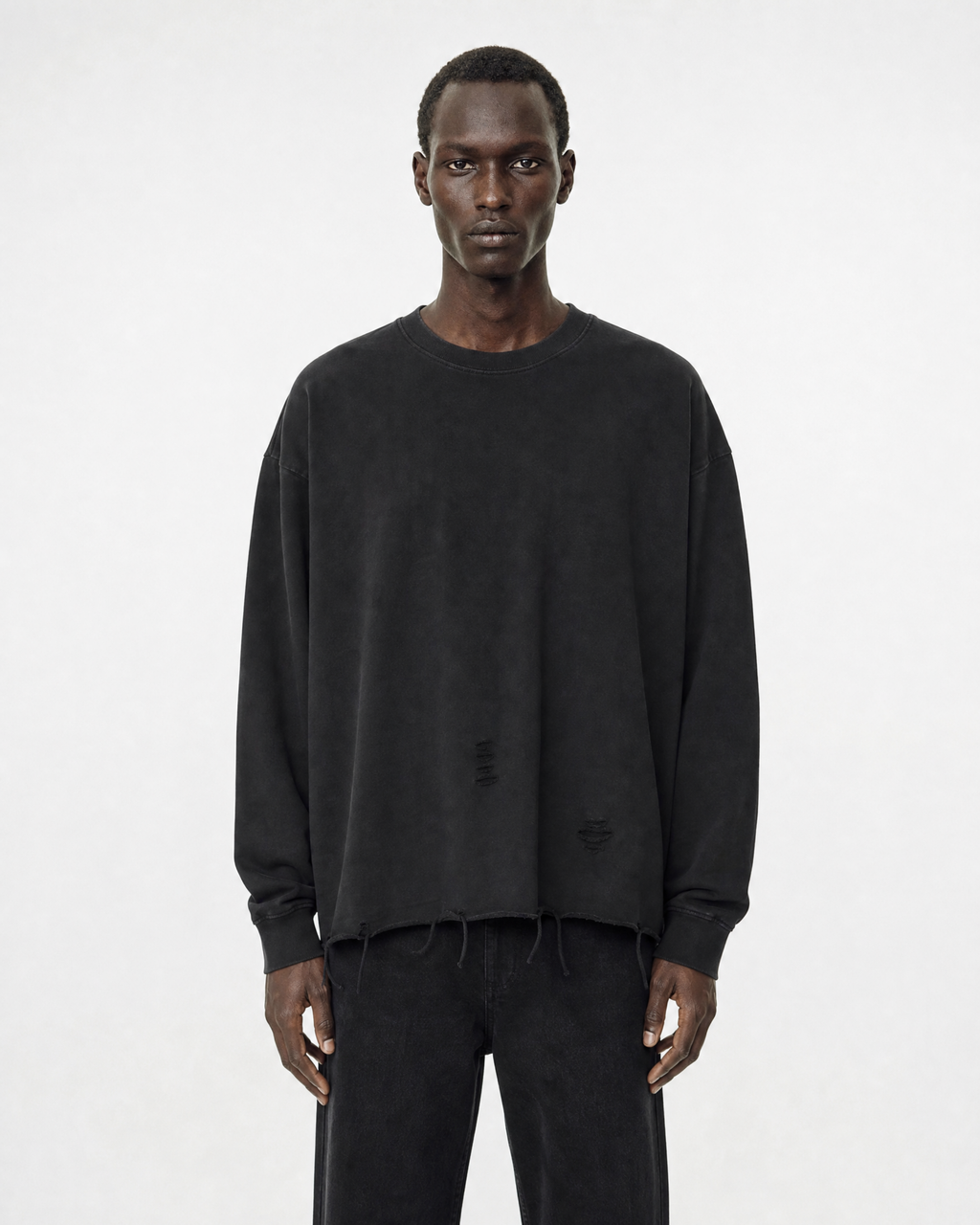 Raw Edge Sweatshirt