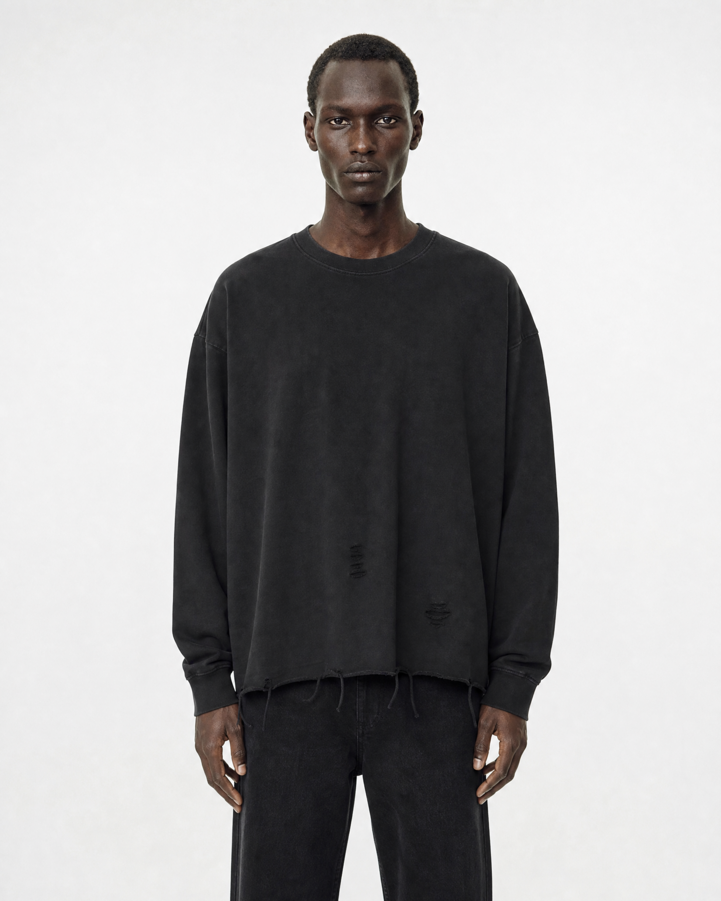Raw Edge Sweatshirt