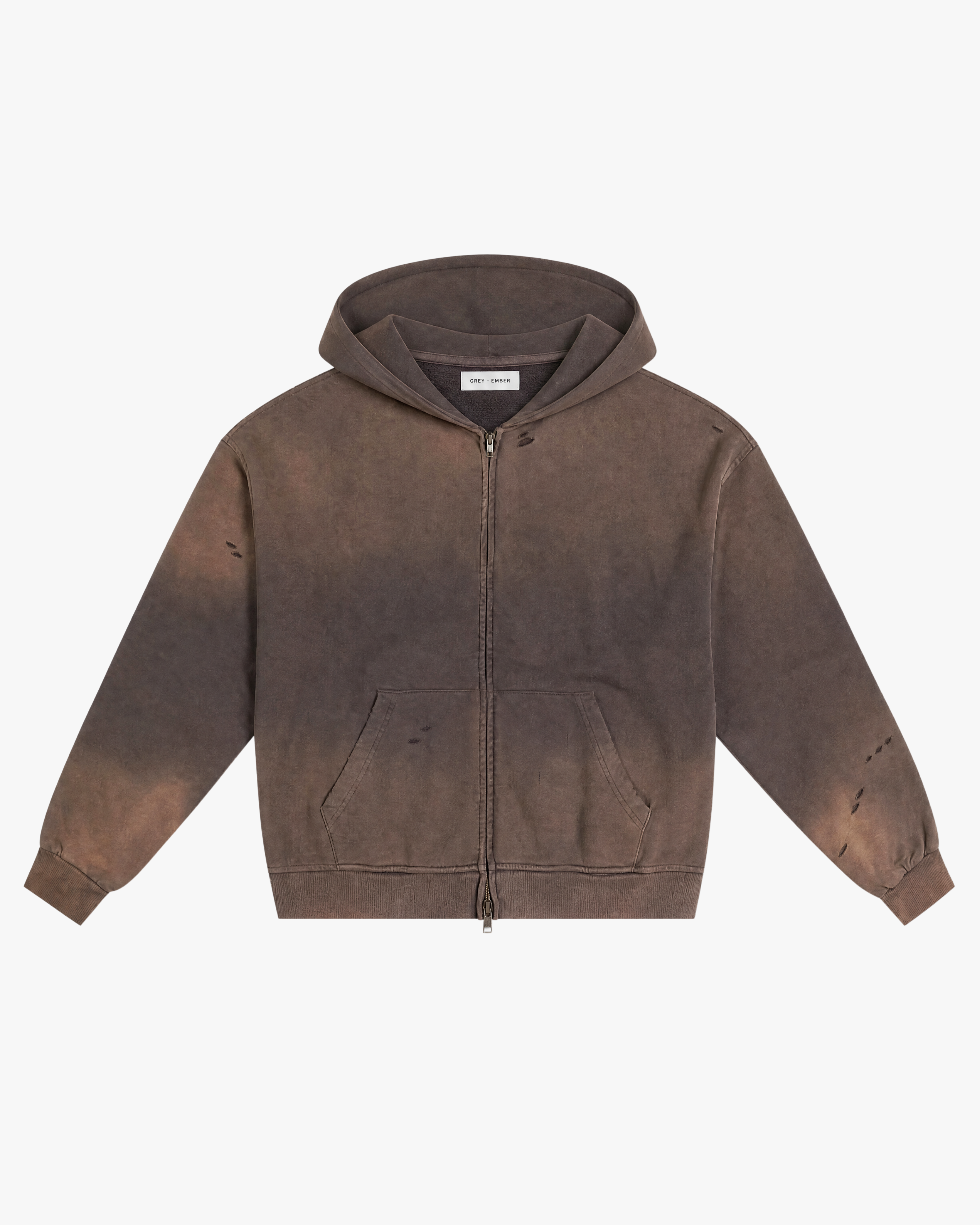 Hand Frayed Hoodie