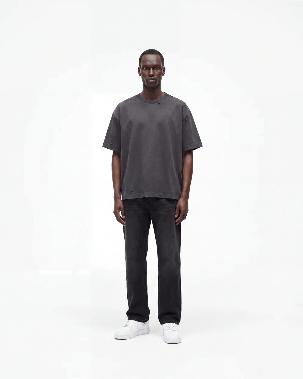Distressed Boxy T-Shirt