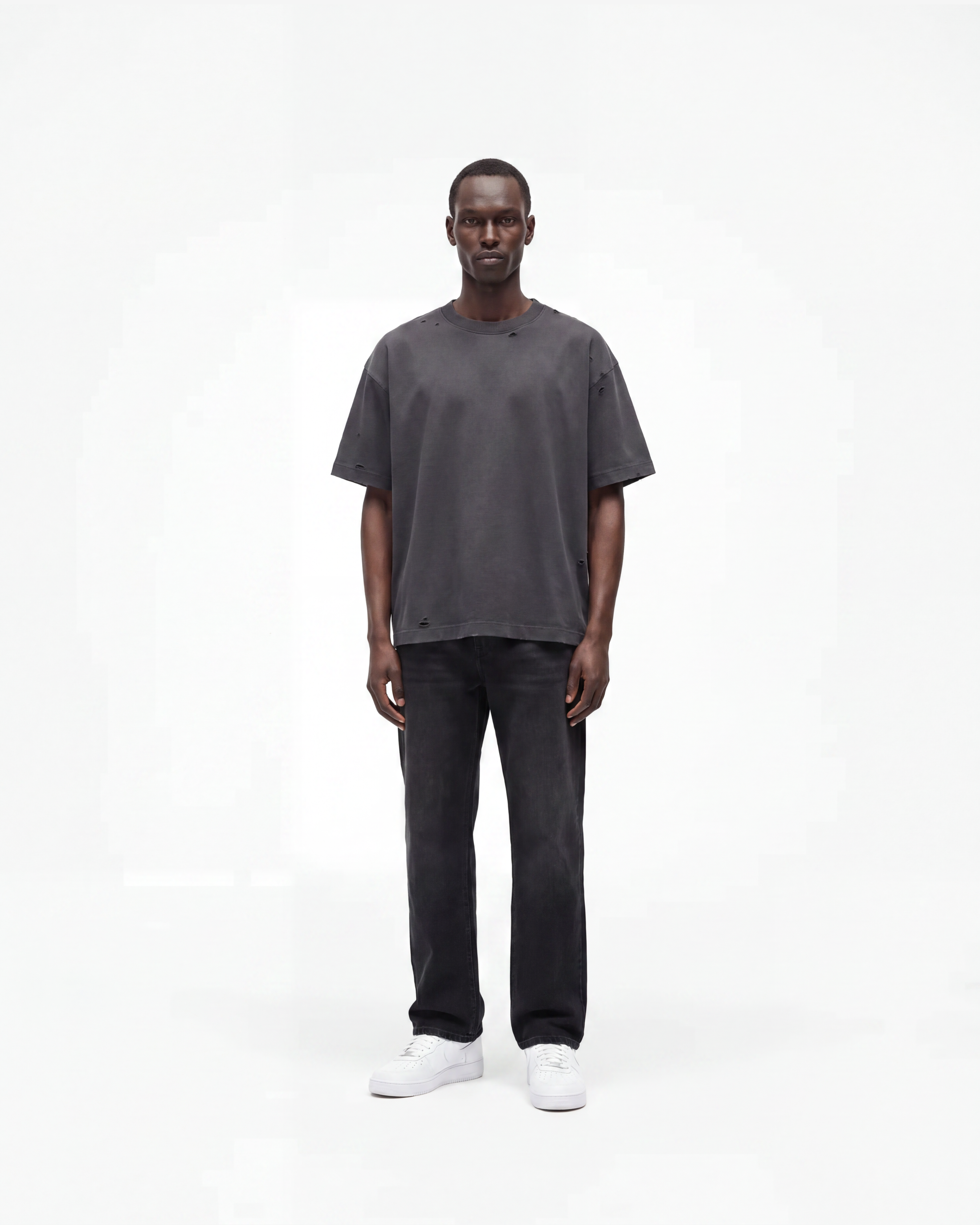 Distressed Boxy T-Shirt