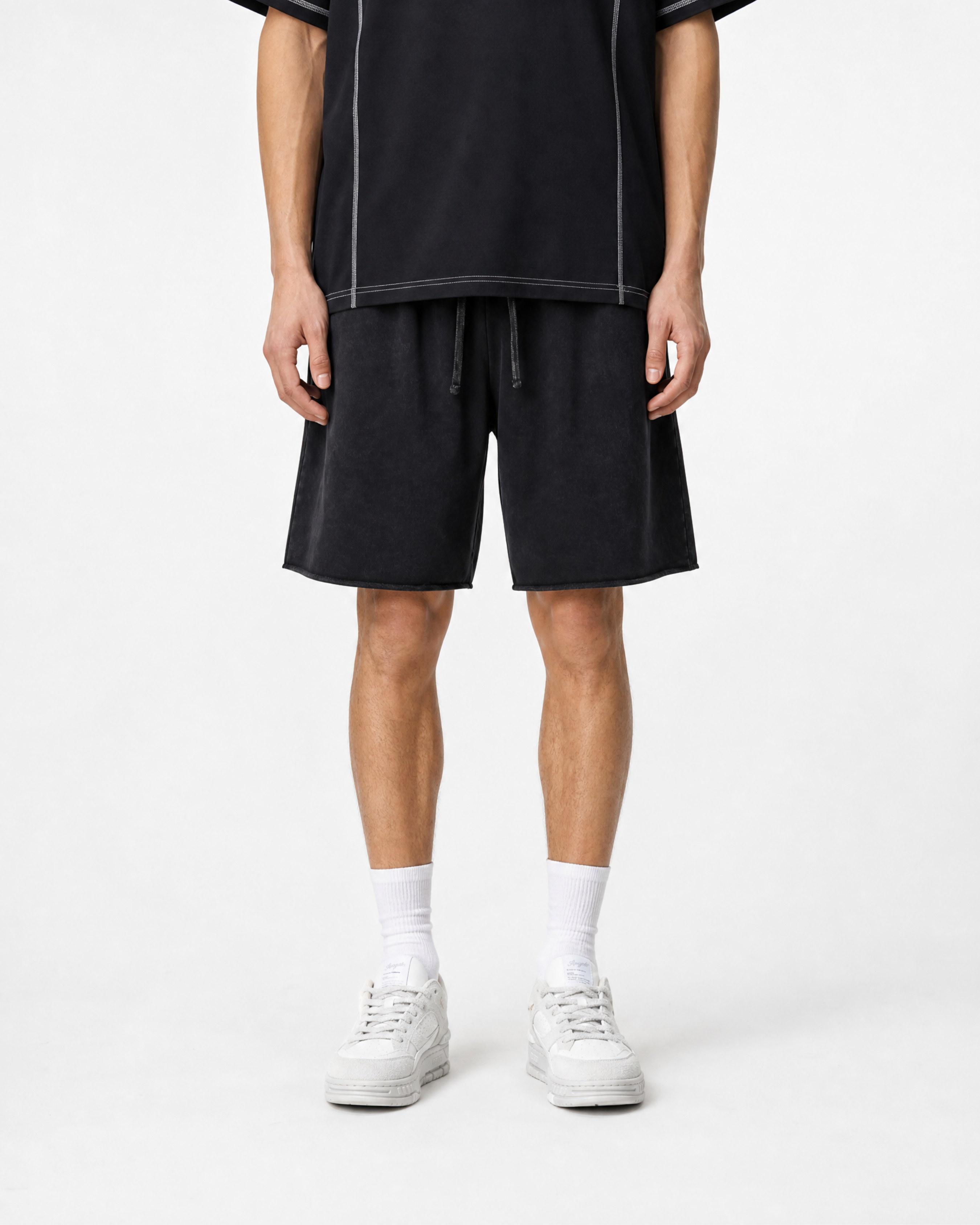 Raw Hem Shorts