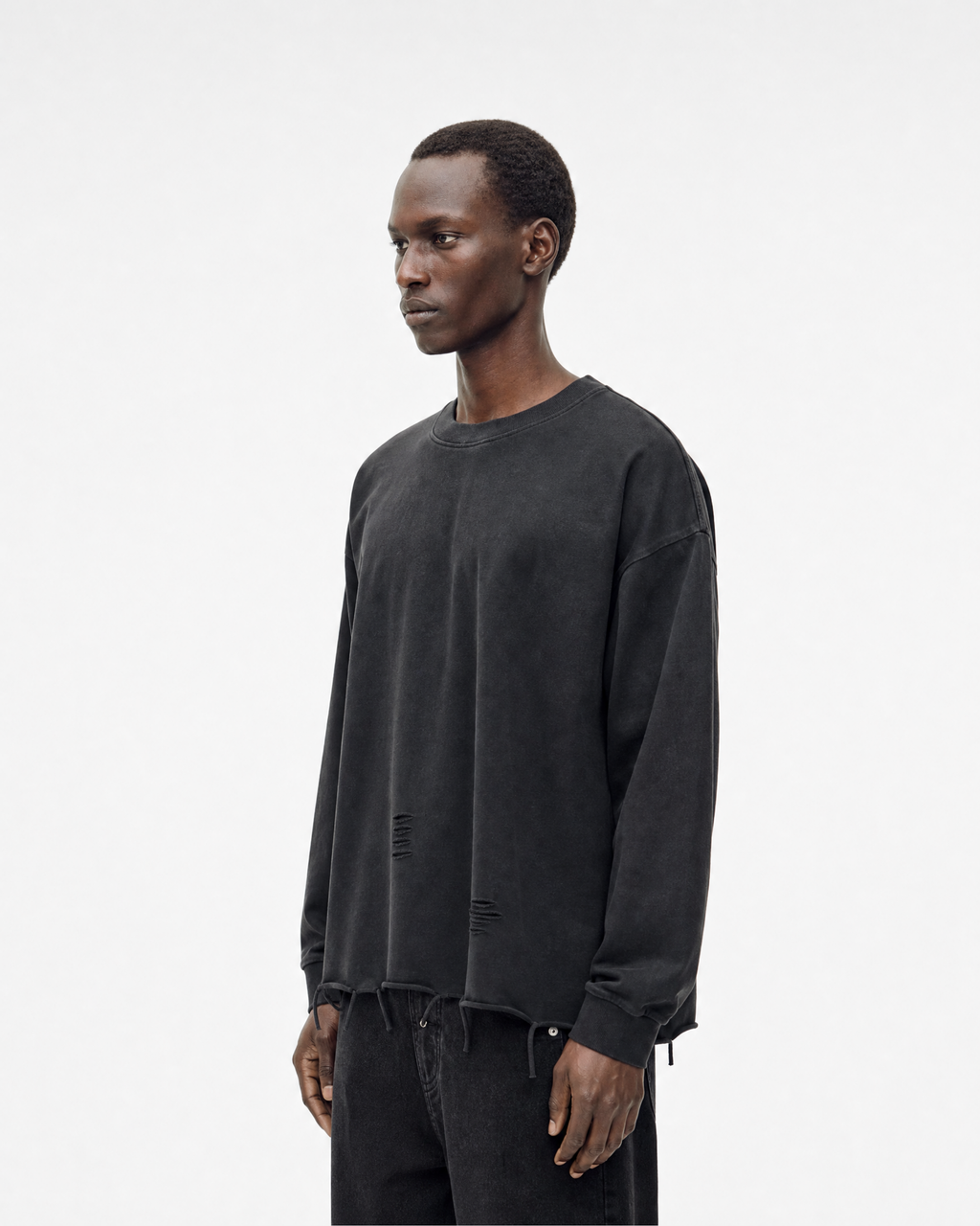 Raw Edge Sweatshirt