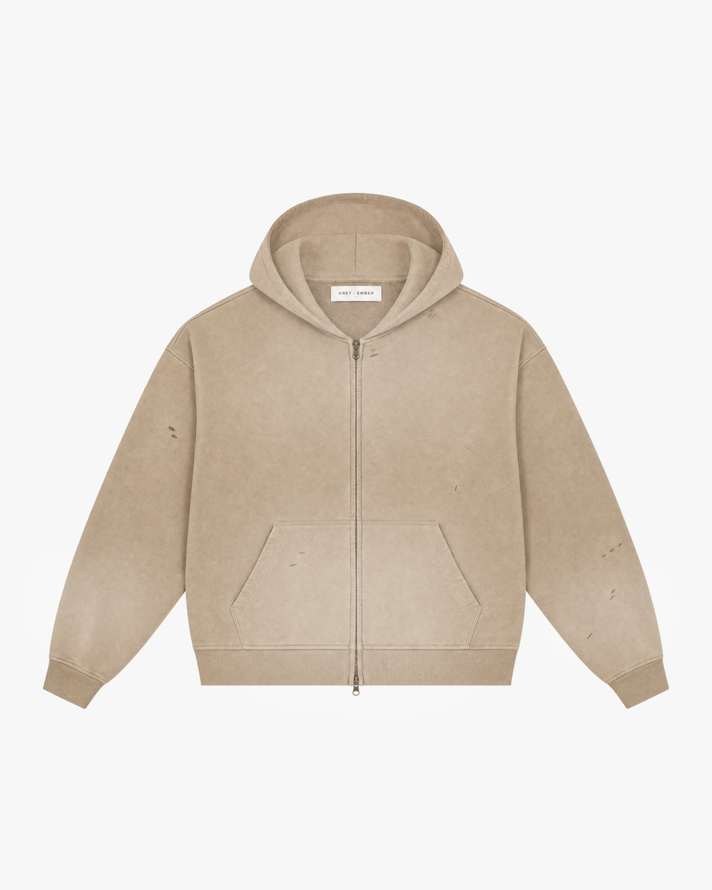 Hand Frayed Hoodie