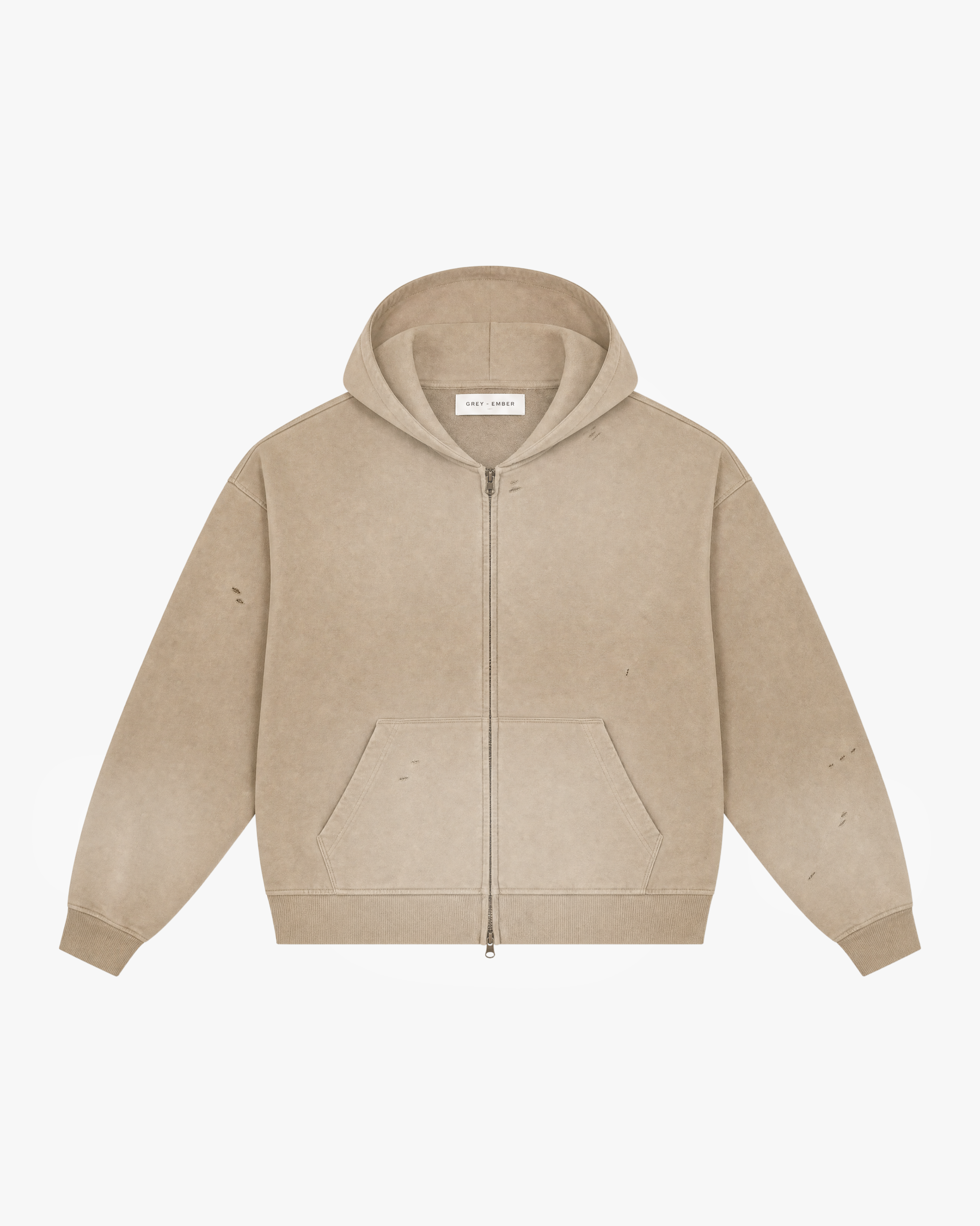 Hand Frayed Hoodie