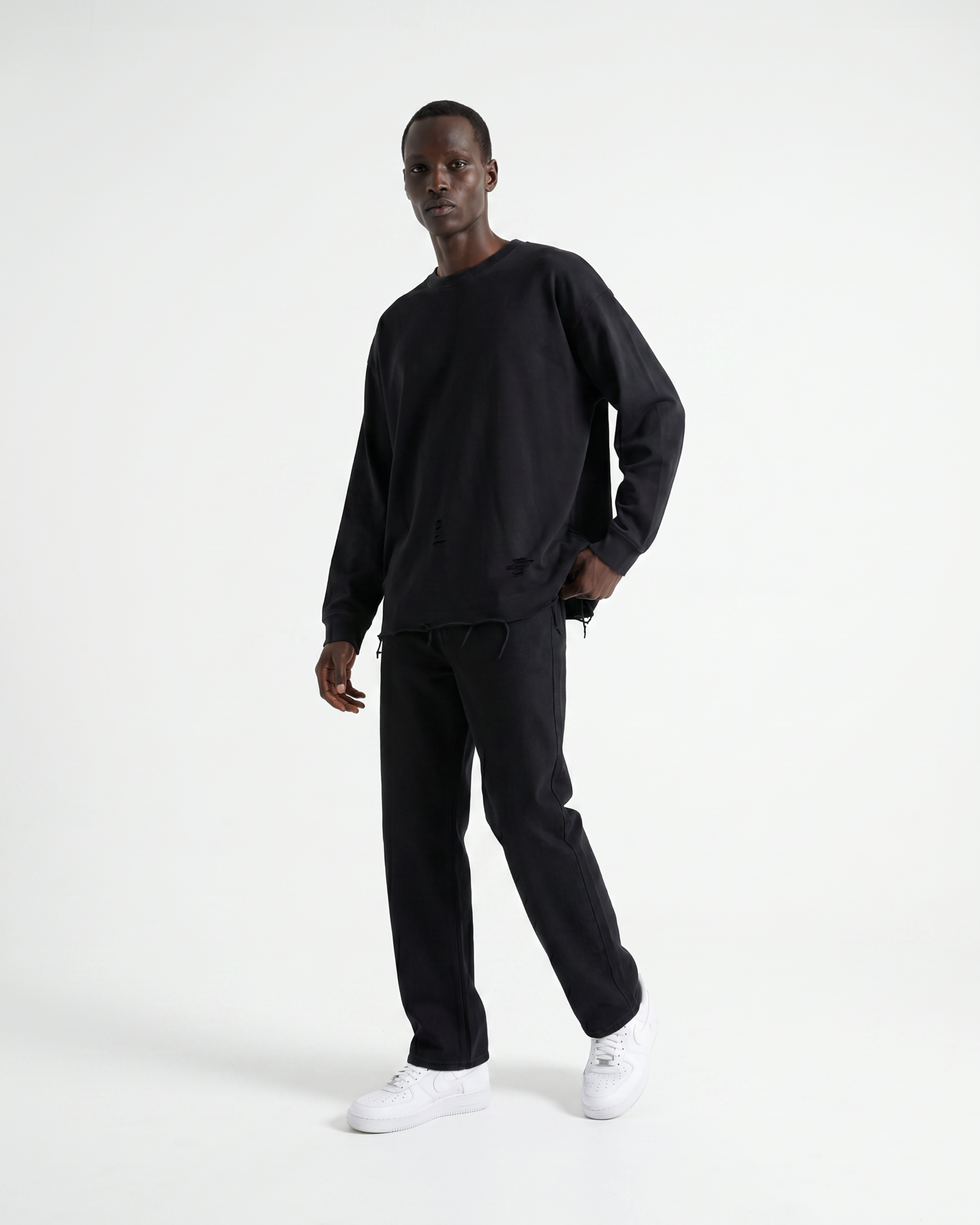 Raw Edge Sweatshirt